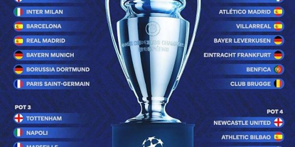 2025-26赛季欧冠32强阵容完全确定，新赛季备战启程